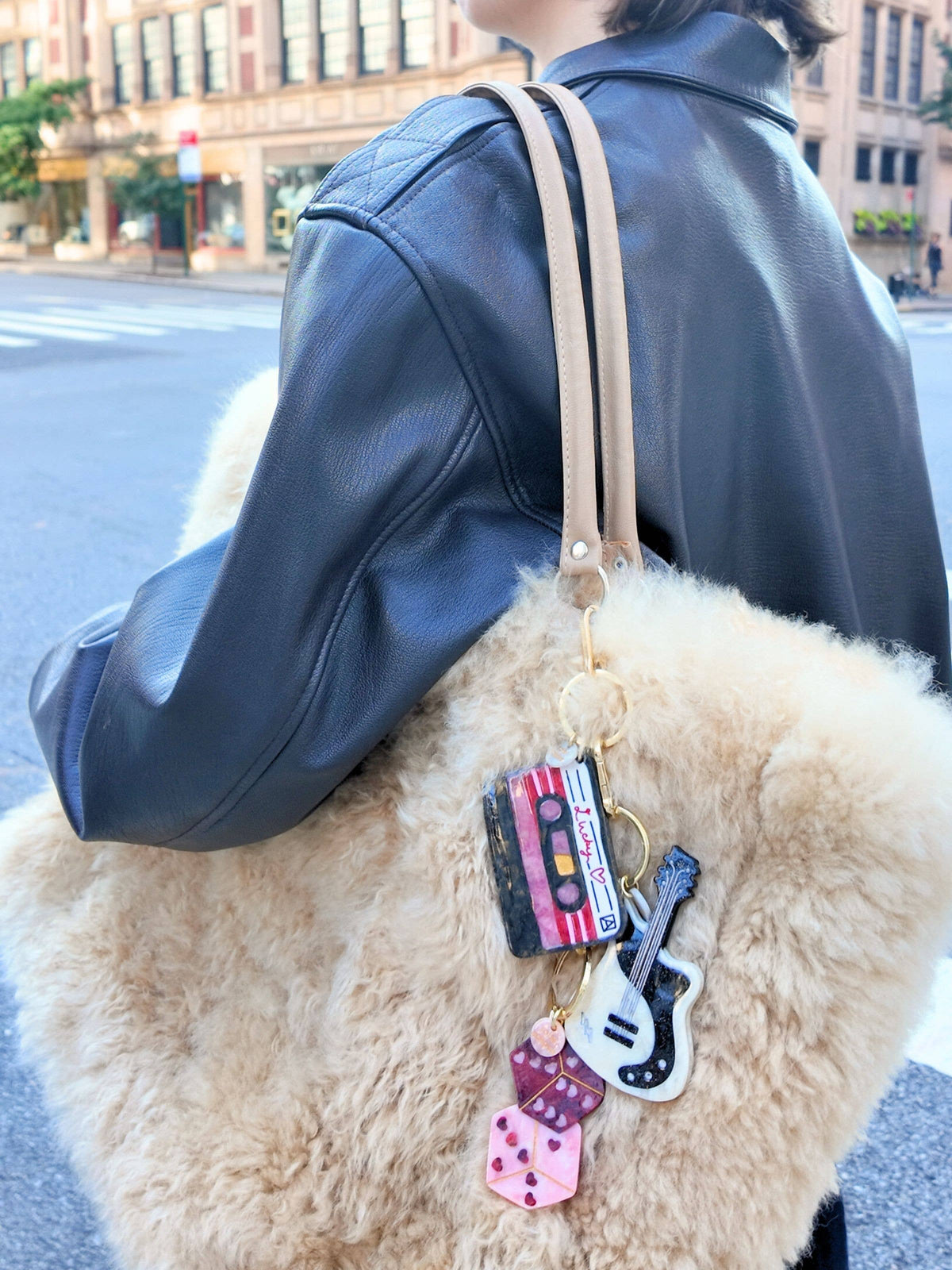 Lucky Cassette Bag Charm + Keychain