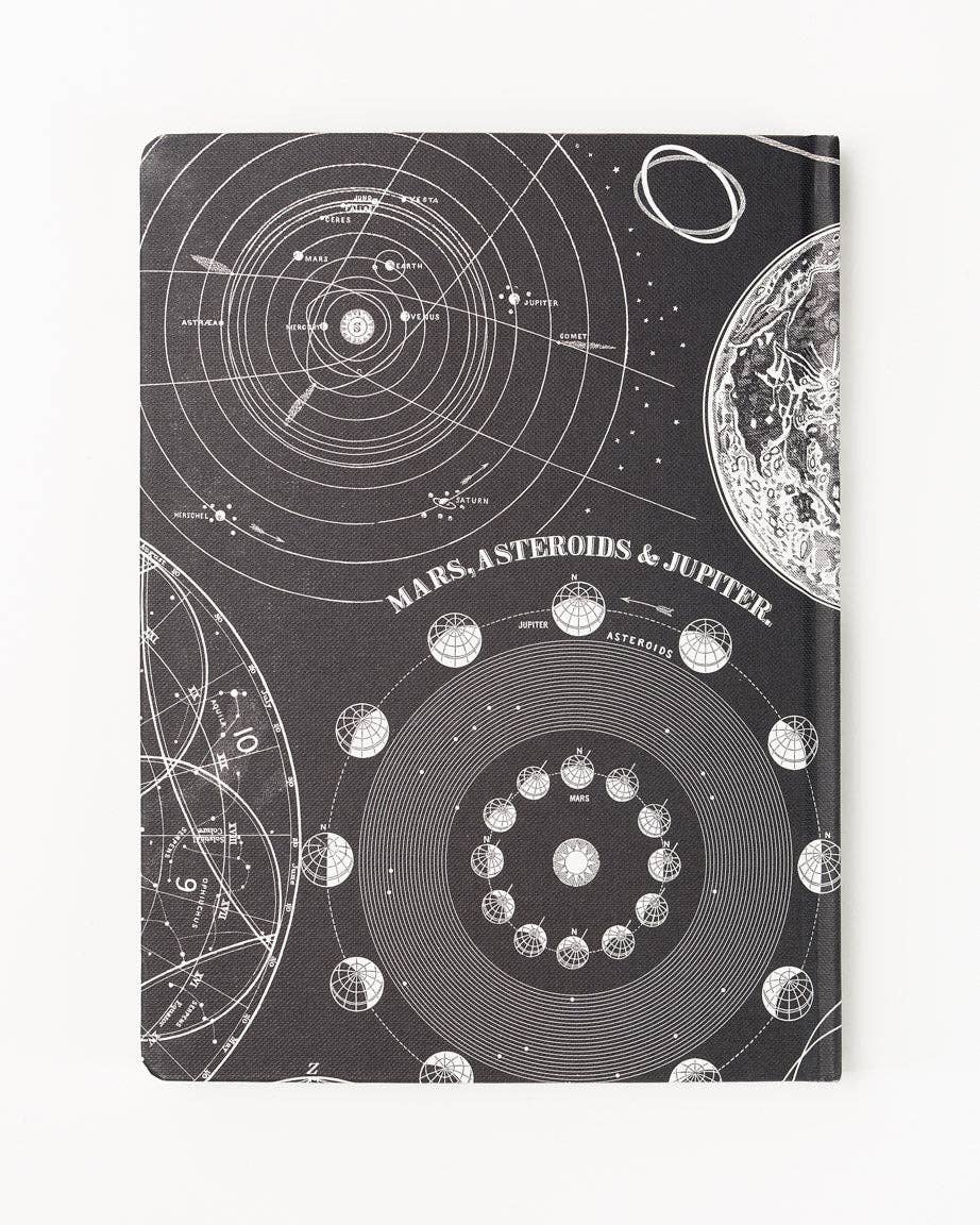 The Moon Hardcover Notebook - Lined/Grid