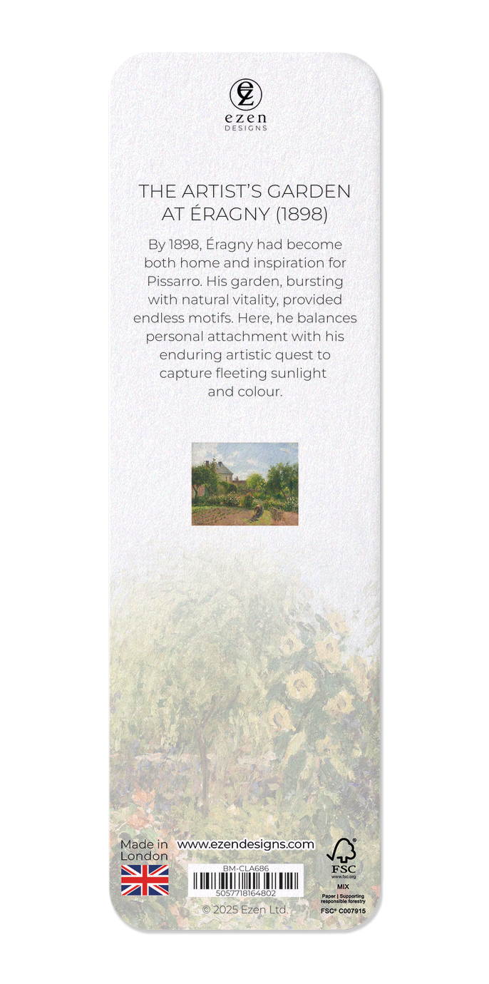 THE ARTIST’S GARDEN AT ÉRAGNY (1898): Painting Bookmark