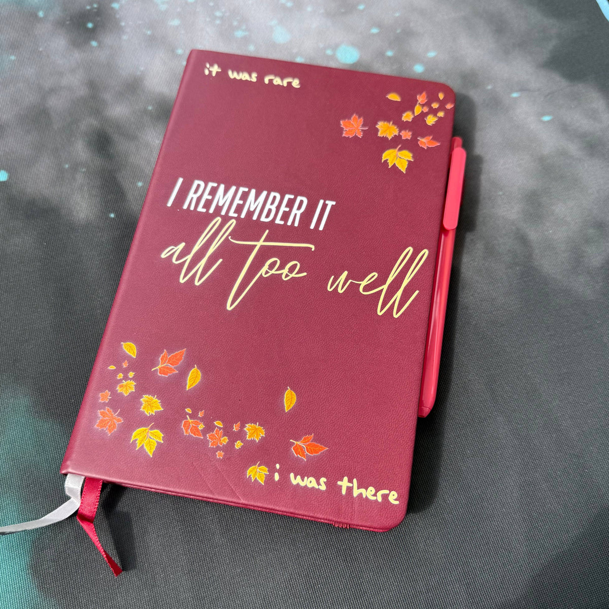 All Too Well Red Notebook