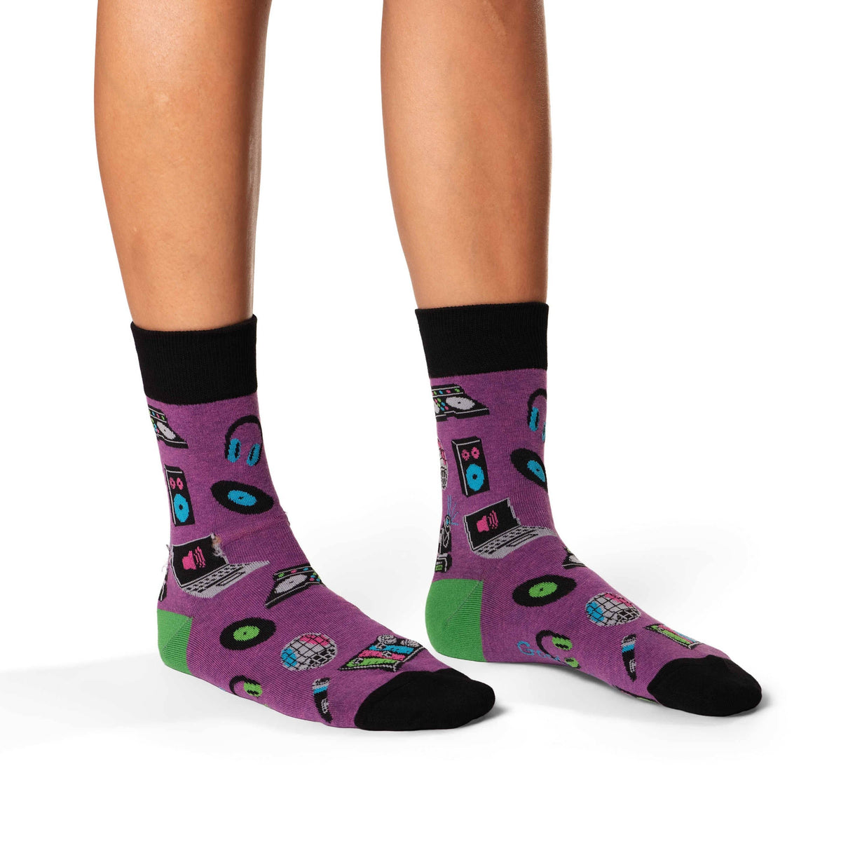 DJ Turntable Rig Socks