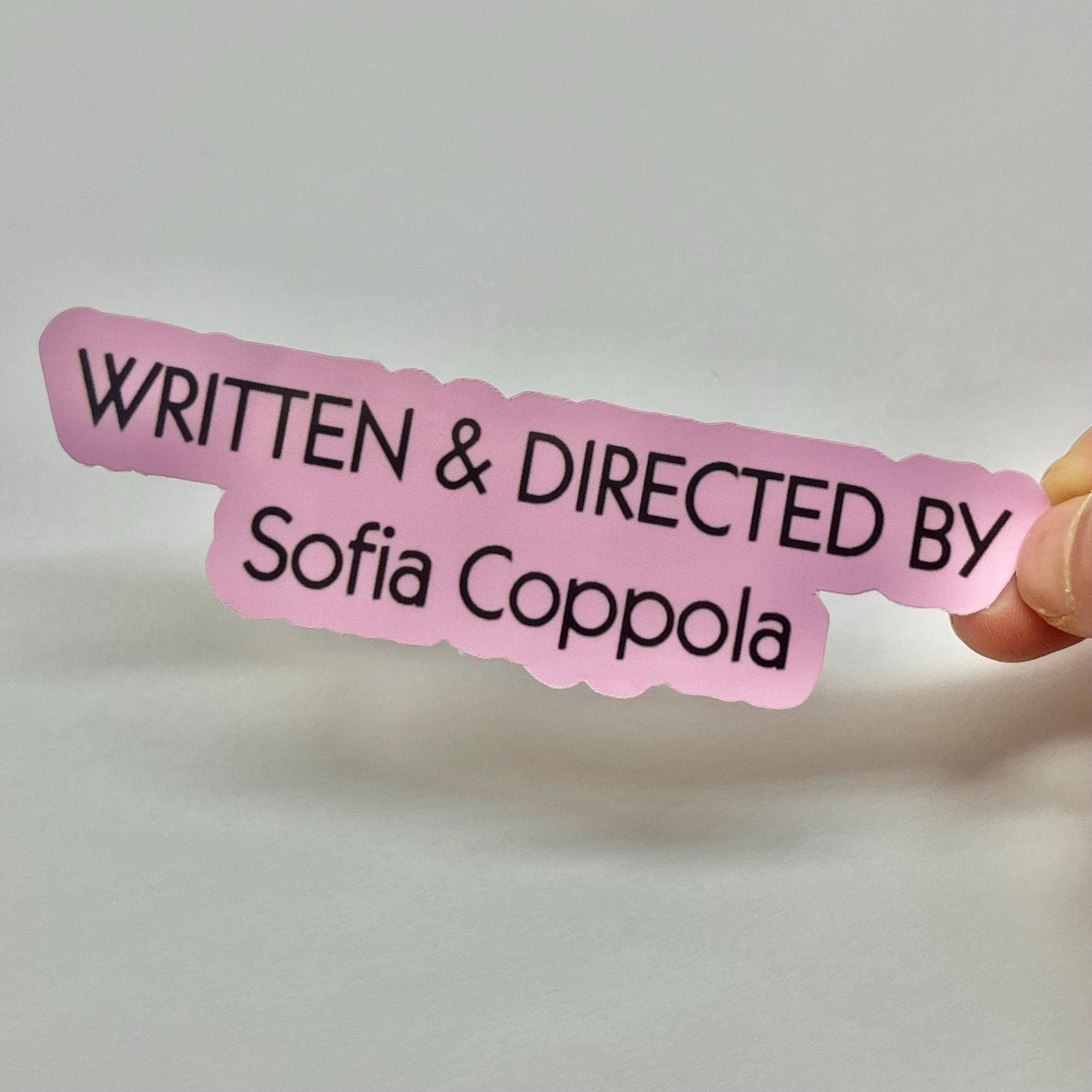 Sofia Coppola Pink Kiss-Cut Waterproof Sticker