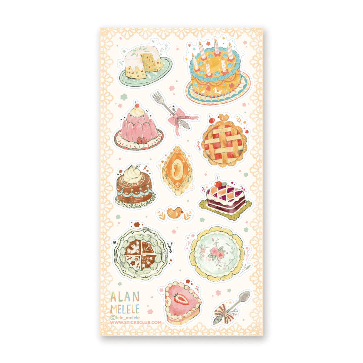 Fancy Confections Sticker Sheet
