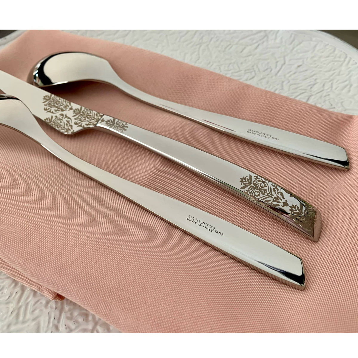Riviera Devore' 5 Piece Place Setting stainless steel