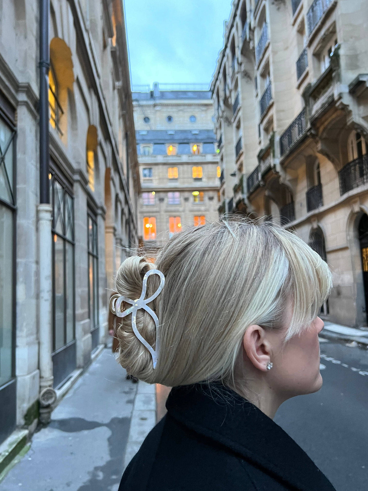 Ballet Bow Acetate Claw Clip