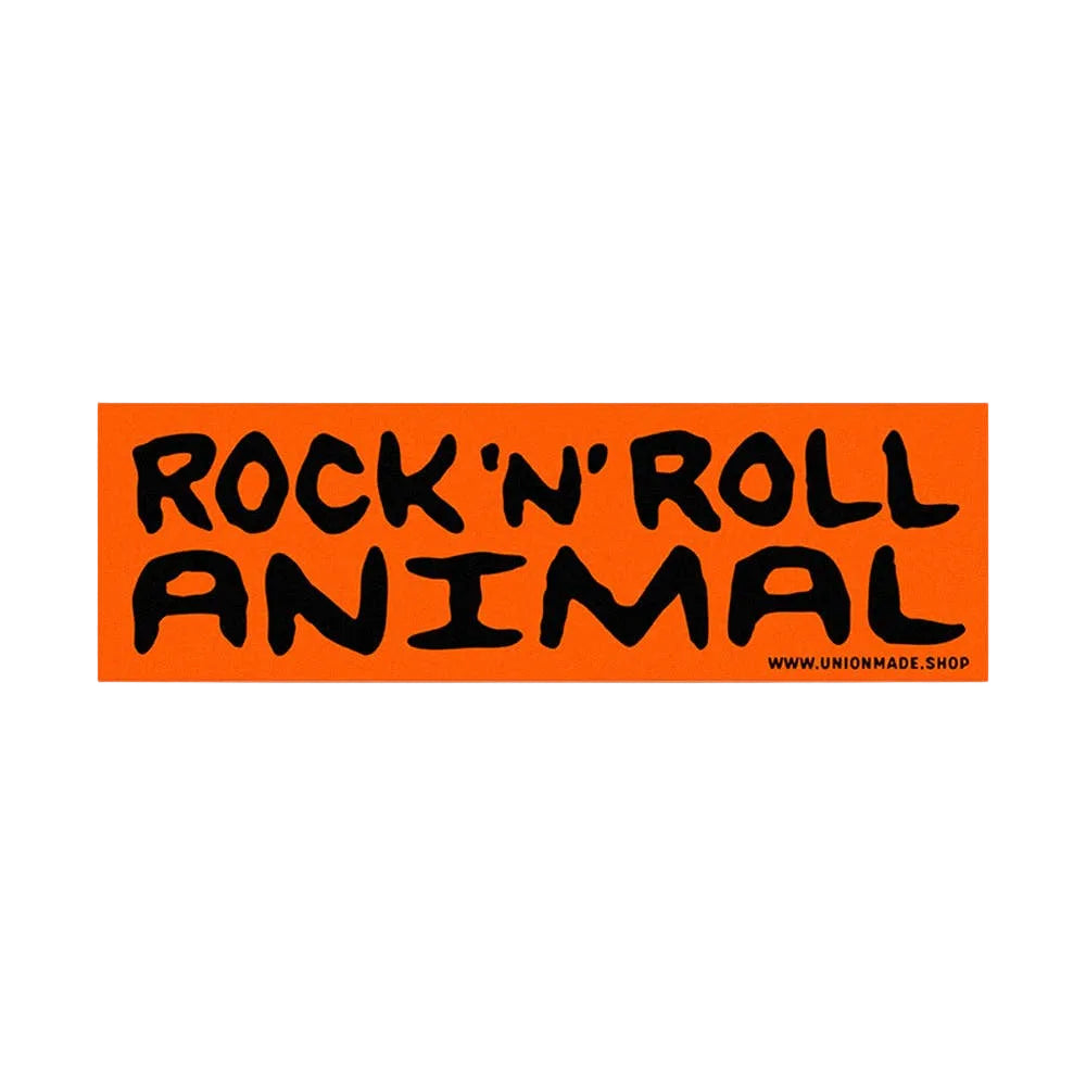 Rock 'N' Roll Animal Bumper Sticker