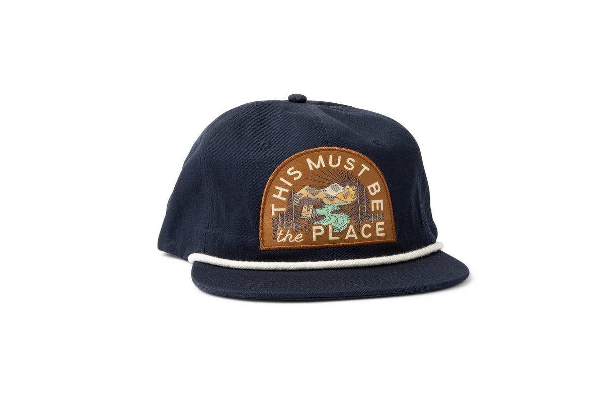 Cotton Snapback Rope Hat | This Must Be the Place: Mountains