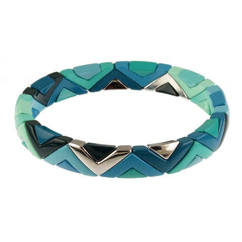 Vibe Chevron Zig-Zag Stretch Bracelet