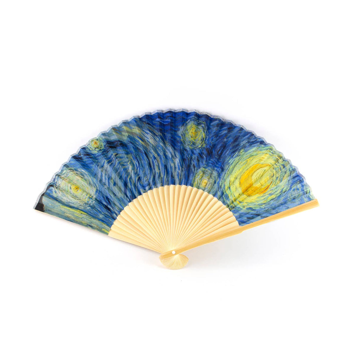 Vincent van Gogh, A Starry Night Bamboo Hand Fan