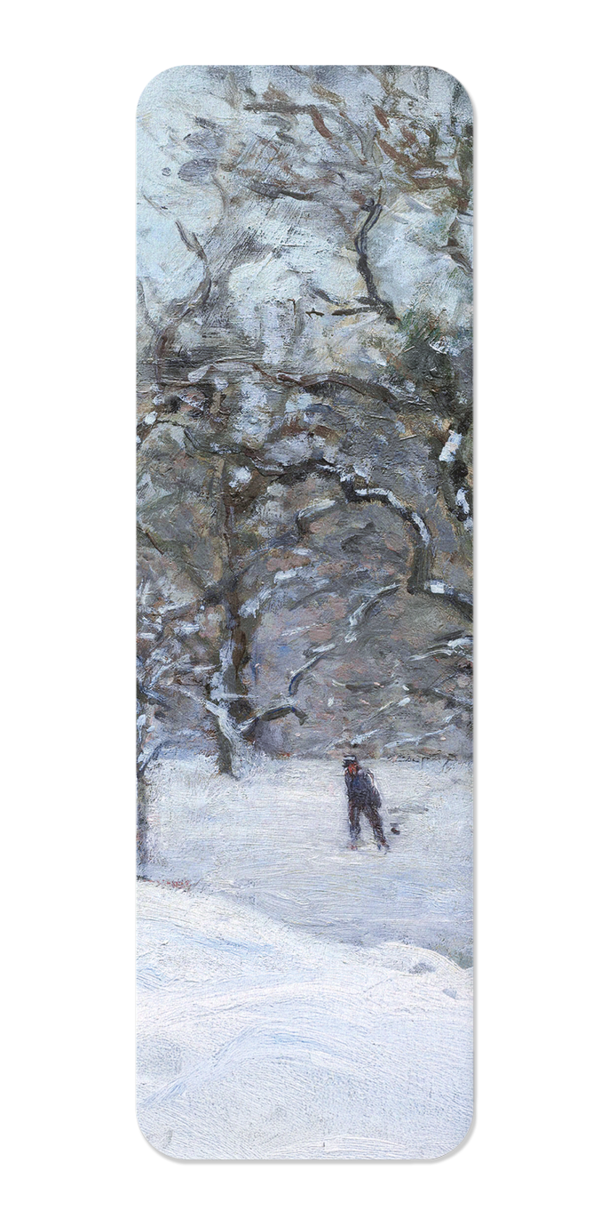SNOW AT LOUVECIENNES (C.1870): Painting Bookmark