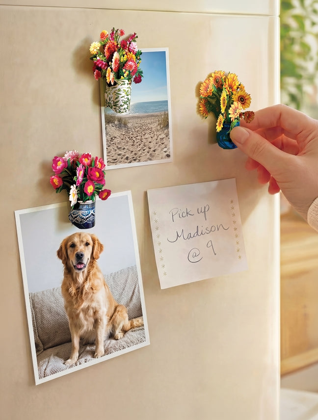 Floral Magnets: Garden Favorites