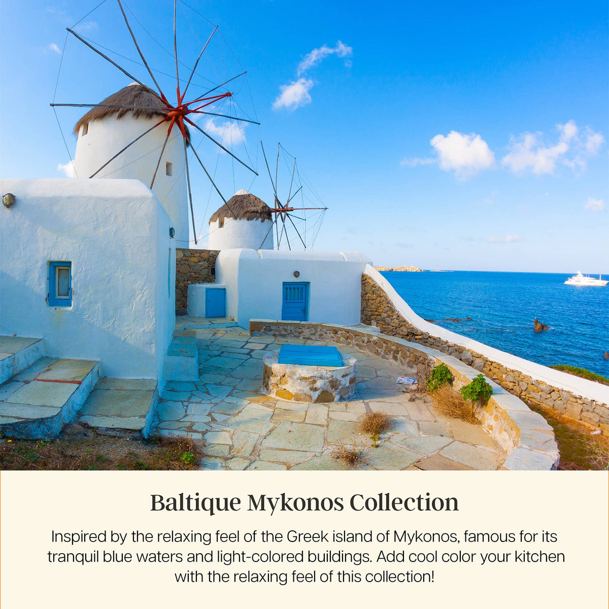 Baltique® Mykonos Colorful Wooden Slotted Spatula