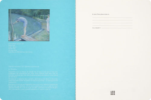 Gustave Caillebotte Impressionism Cahier XL Plain Notebook