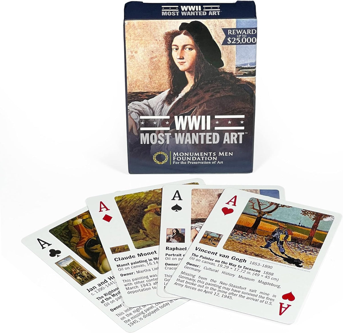 WWII Most Wanted Art Deck of Playing Cards