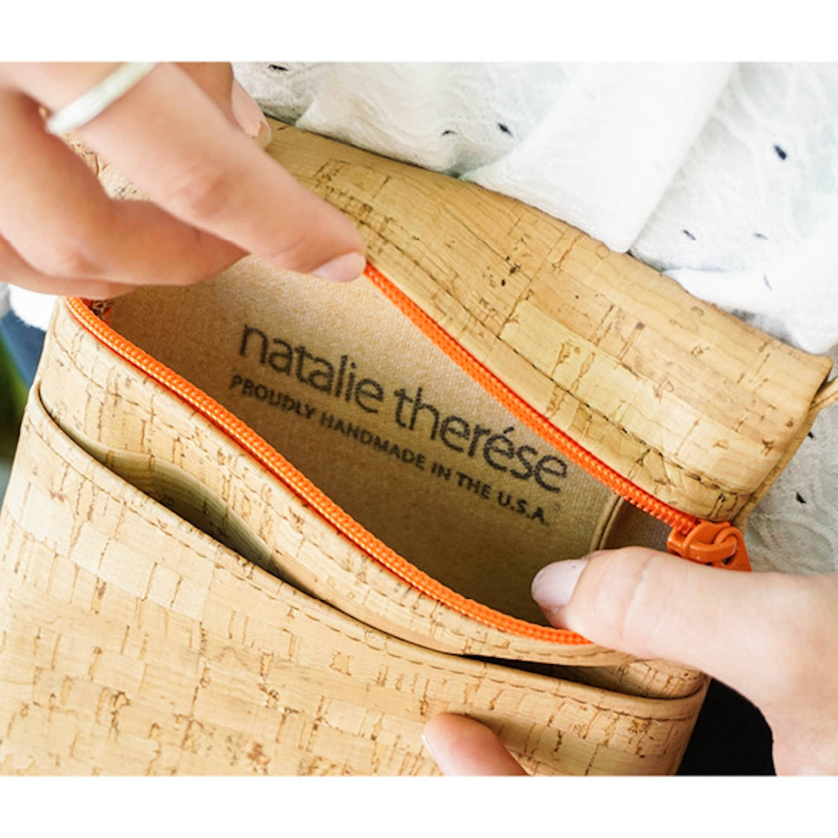 Cork Mini Crossbody Bag | Wildflower Whimsy Print