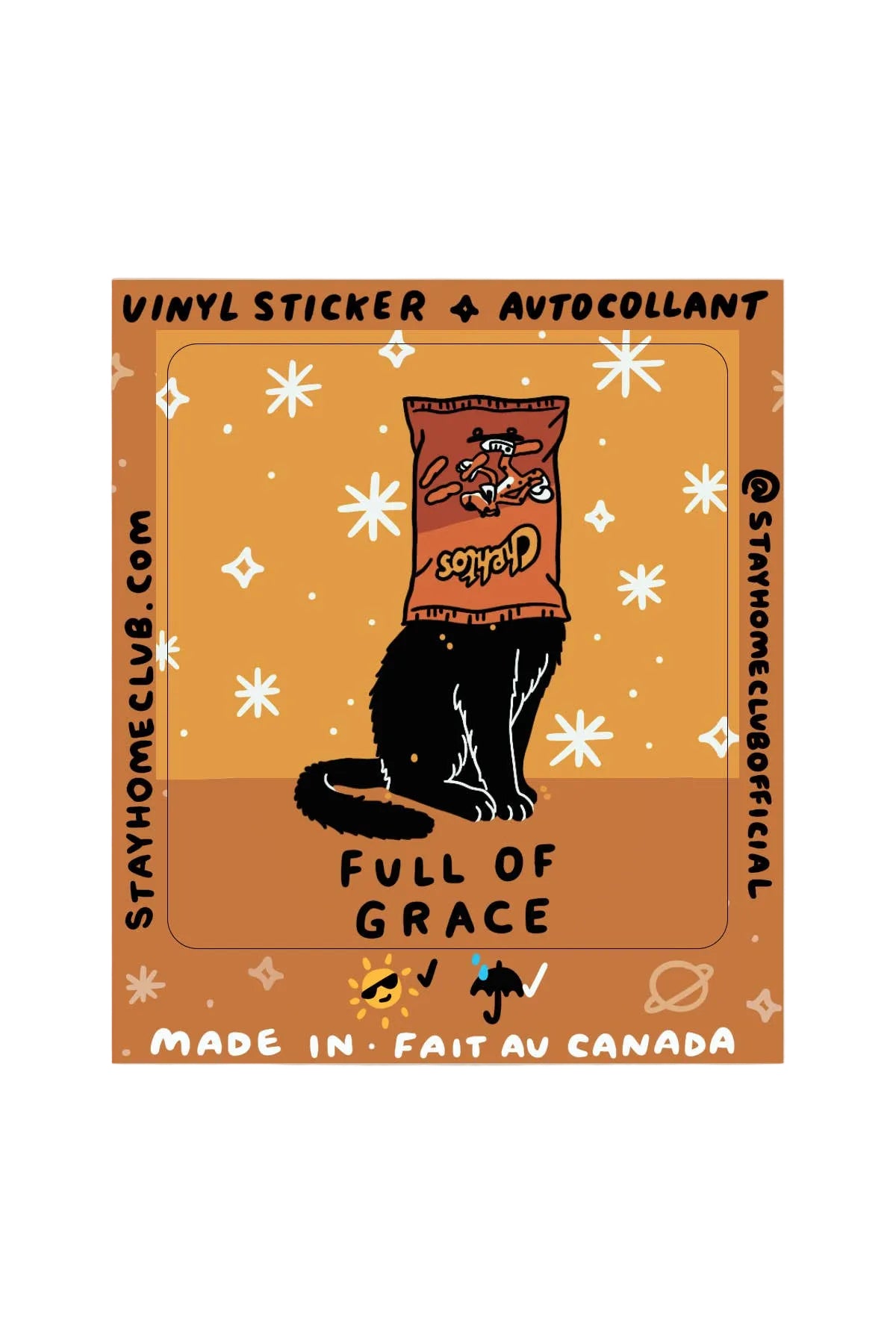 Full of Grace Sticker | Waterproof Vinyl Sticker