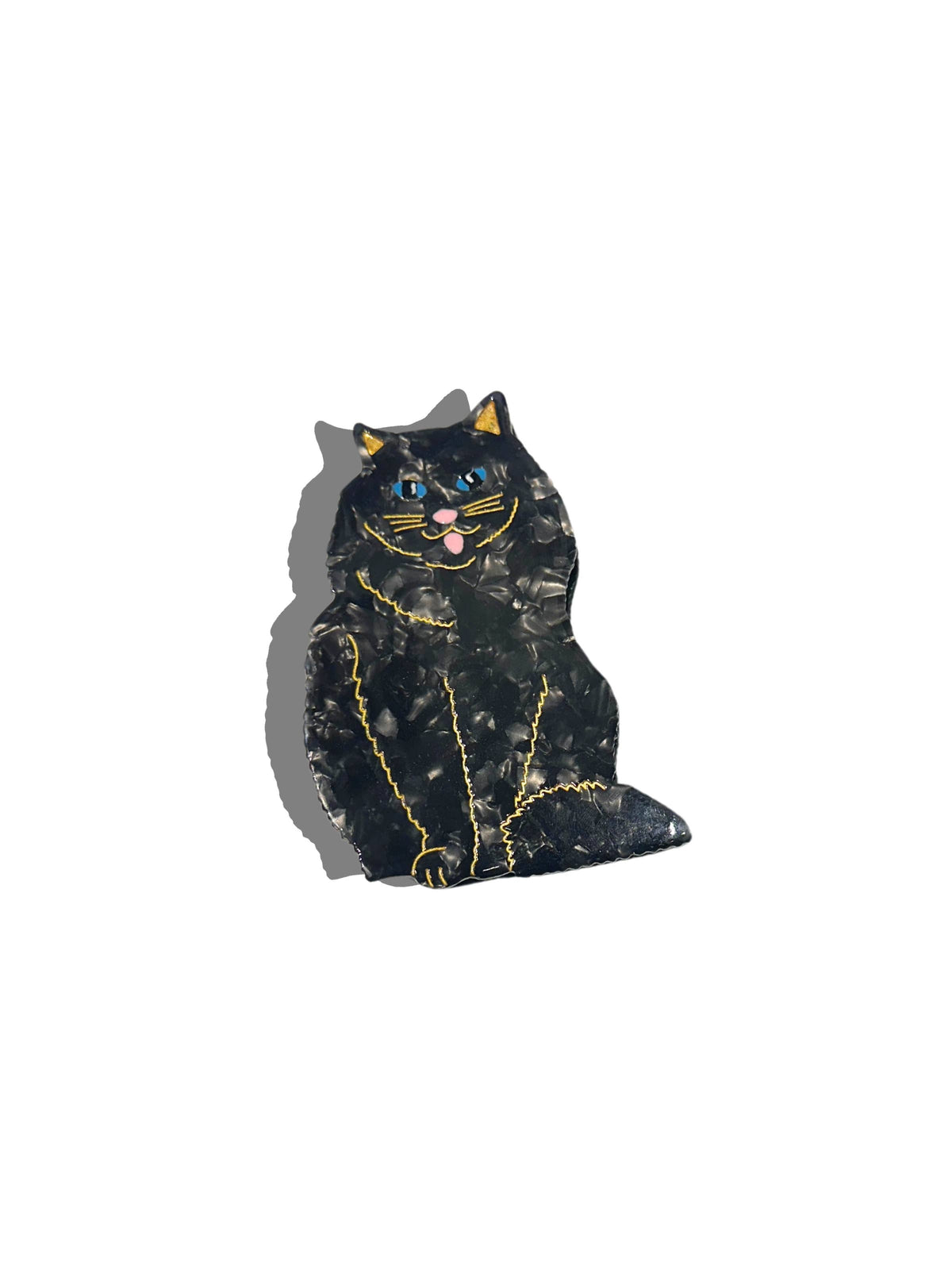 Hand-painted Persian Cat Claw Hair Clip