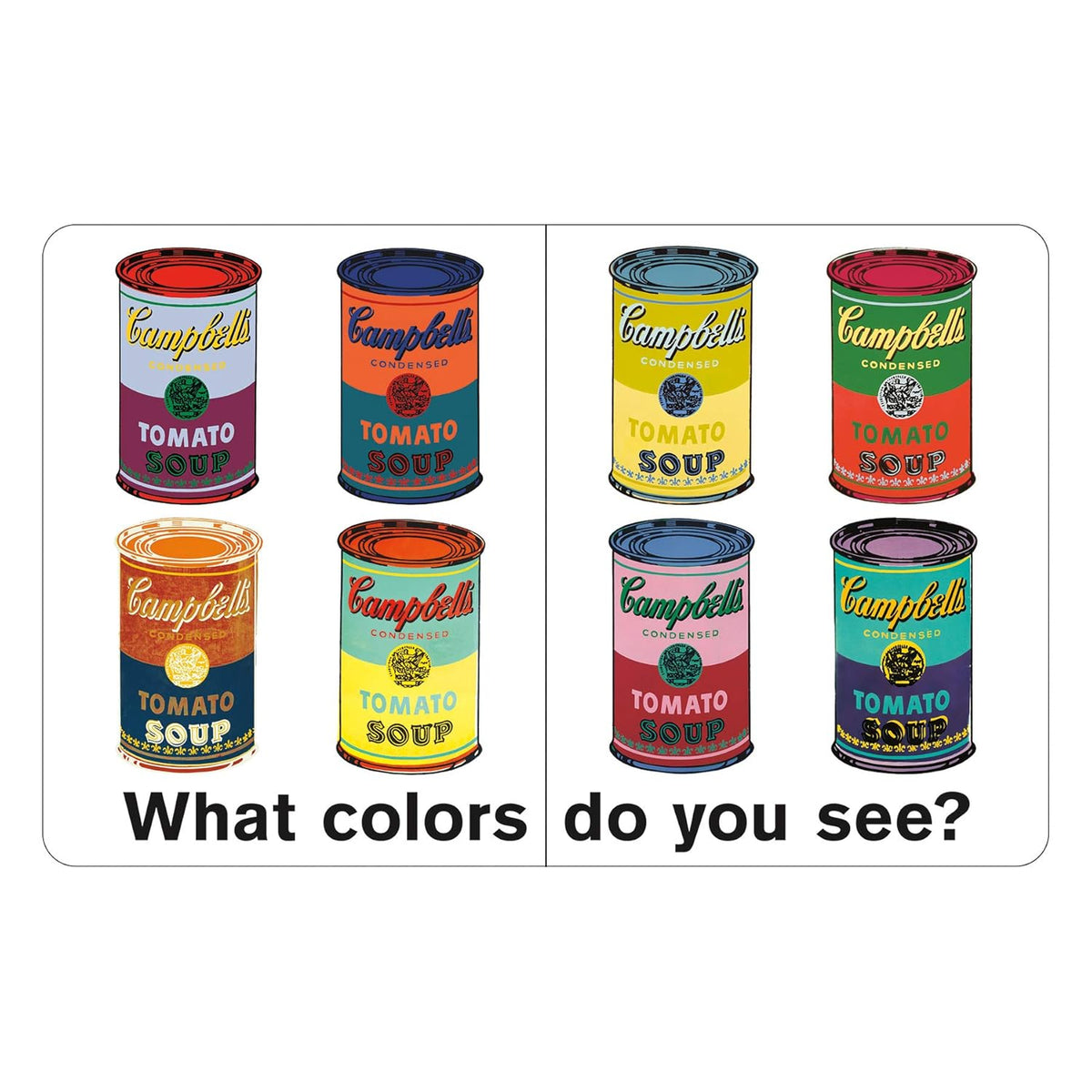 Andy Warhol What Colors Do You See? Board Book