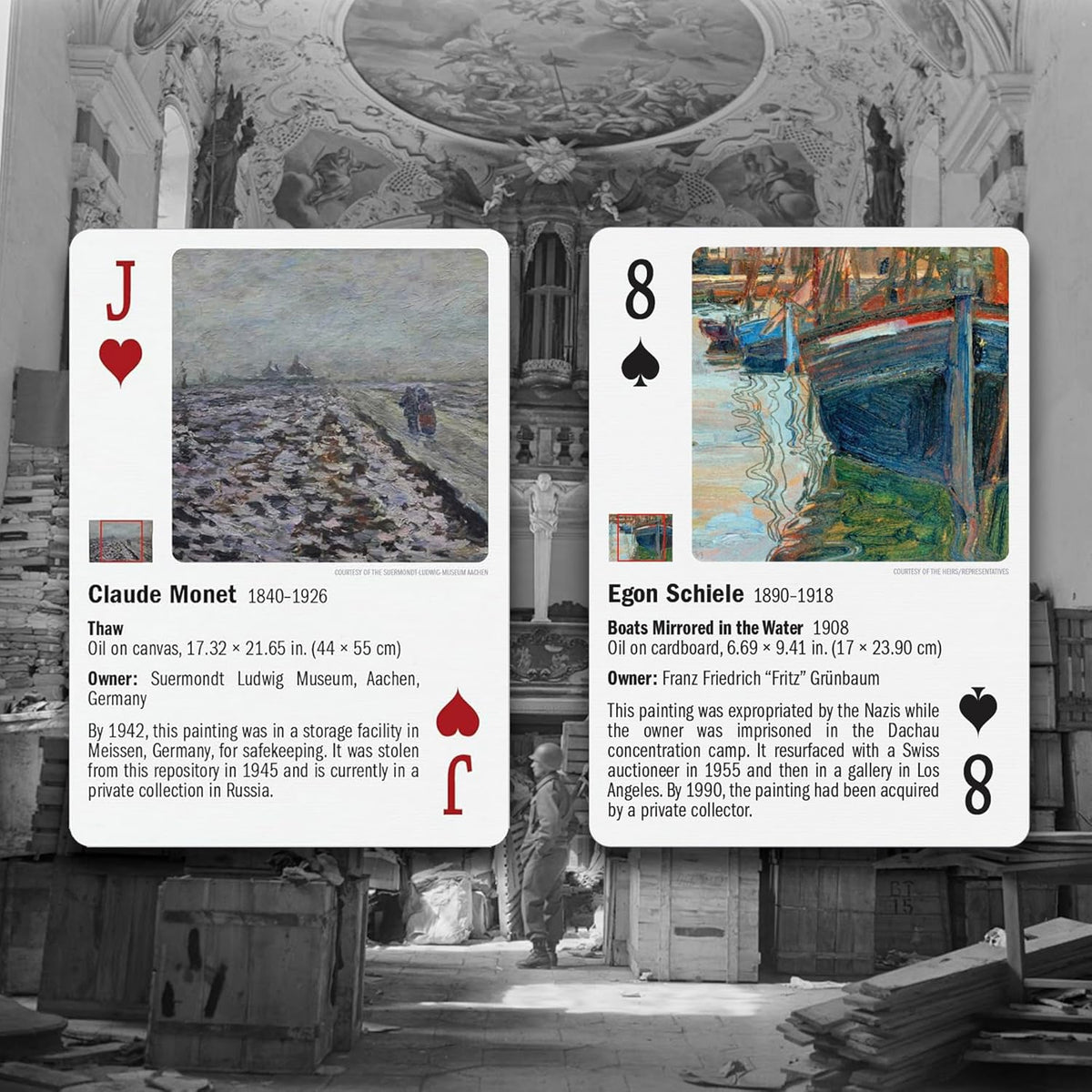 WWII Most Wanted Art Deck of Playing Cards
