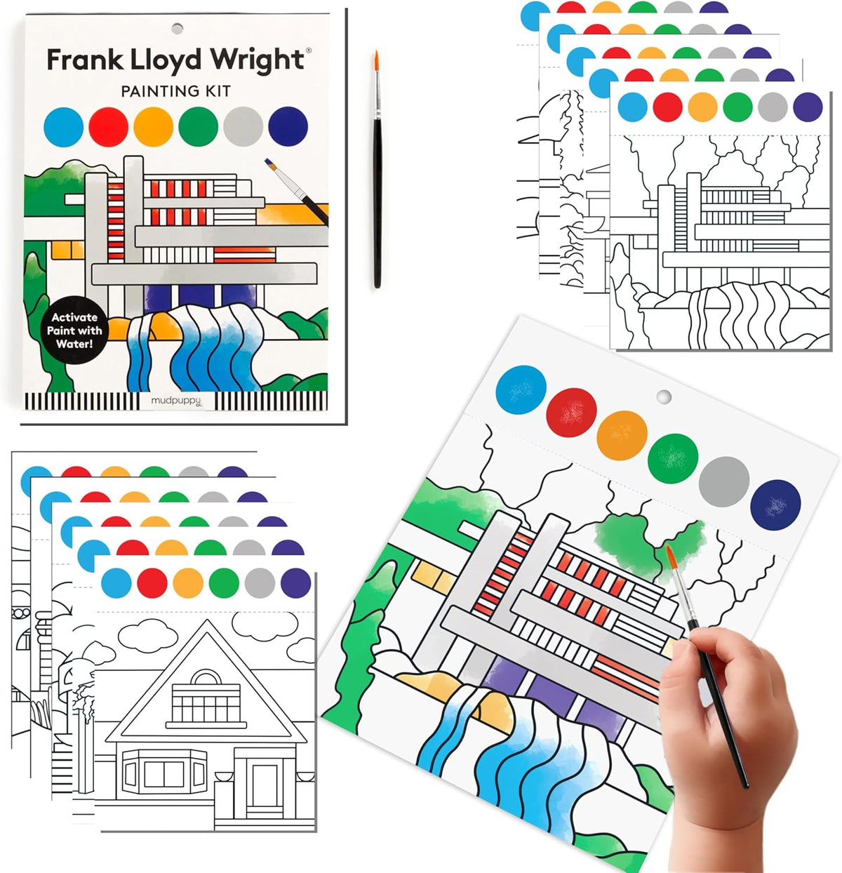 Frank Lloyd Wright Painting Kit