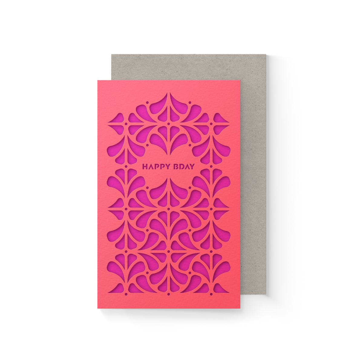 Happy Bday Garden Mini Layered Card