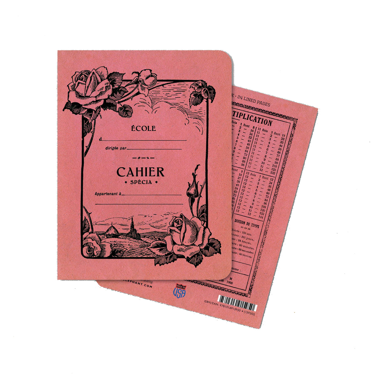 Rose - French Notebook