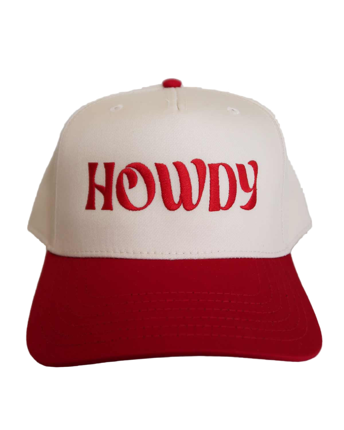 Howdy Embroidered Hat - Trendy Western 5 Panel Cap