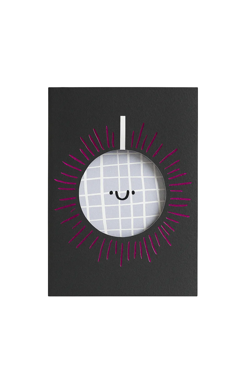 Disco Ball Die Cut Greeting Card