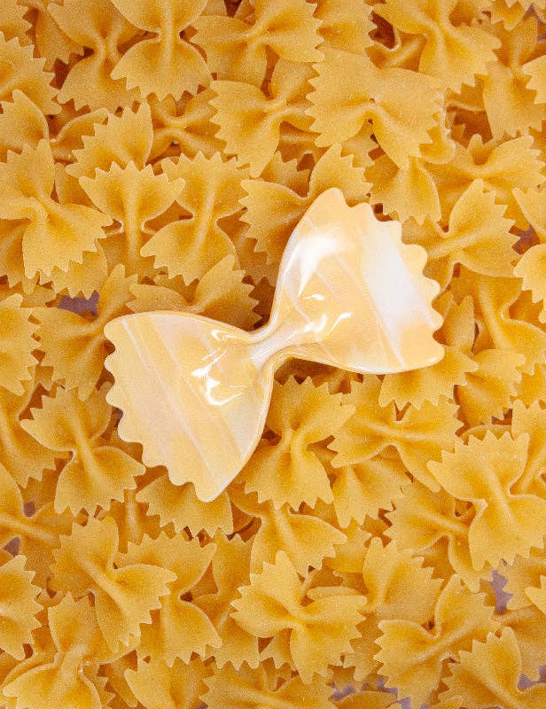 Farfalle Bow Tie Italian Pasta Hair Barrette
