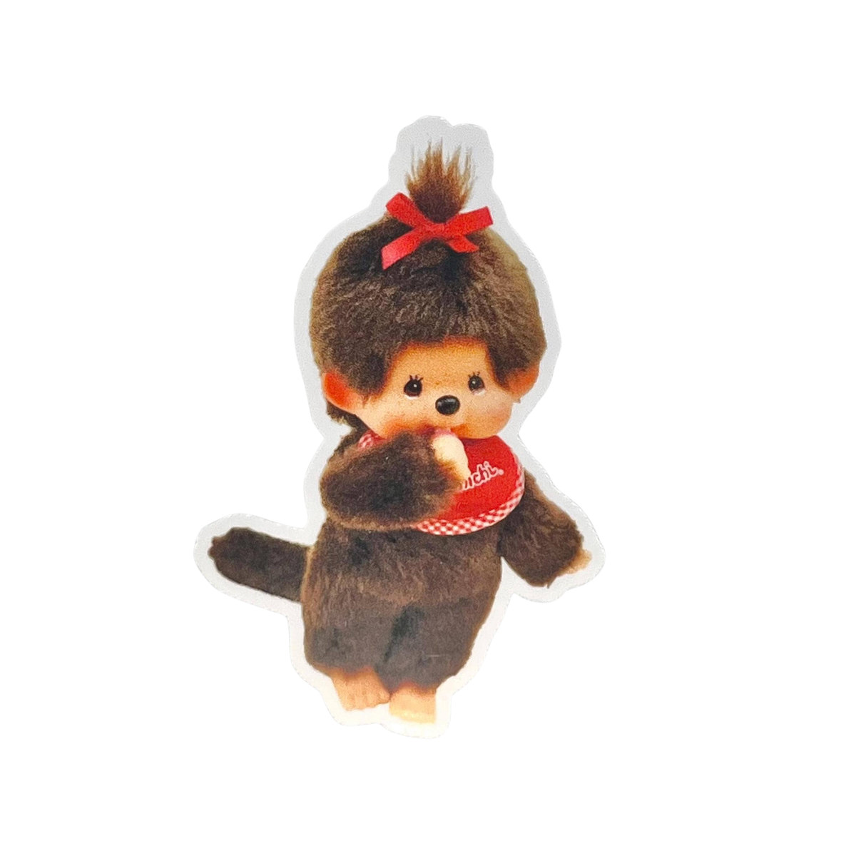 Monchichi Doll Kiss-Cut Waterproof Sticker
