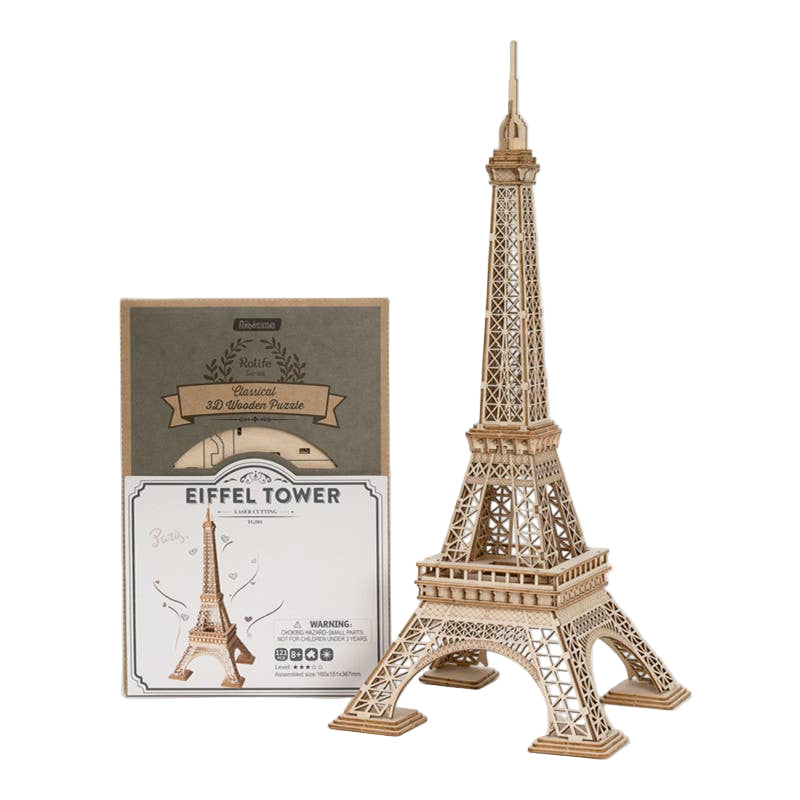 Eiffel Tower 3D Wooden Puzzle