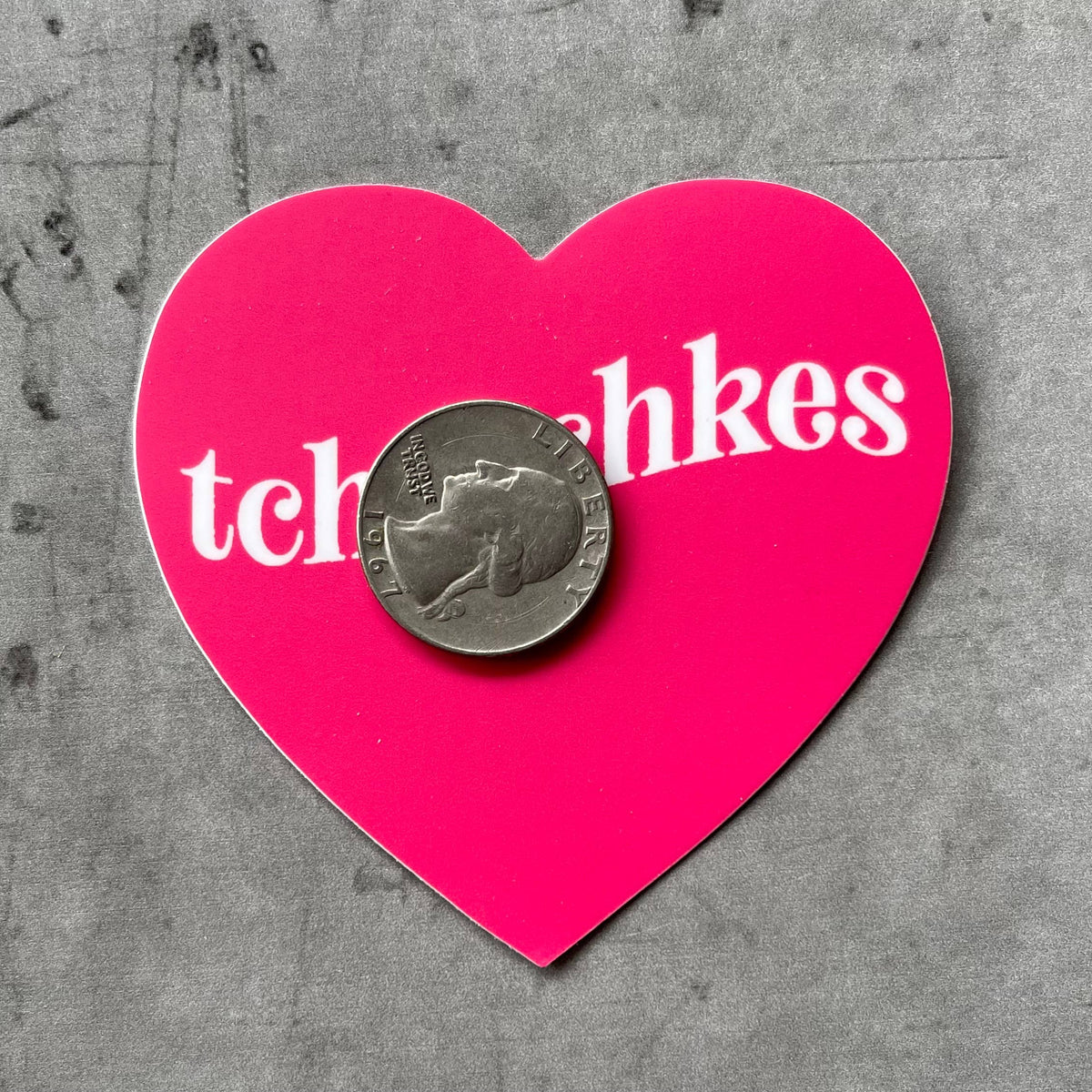 Tchotchkes Heart Sticker