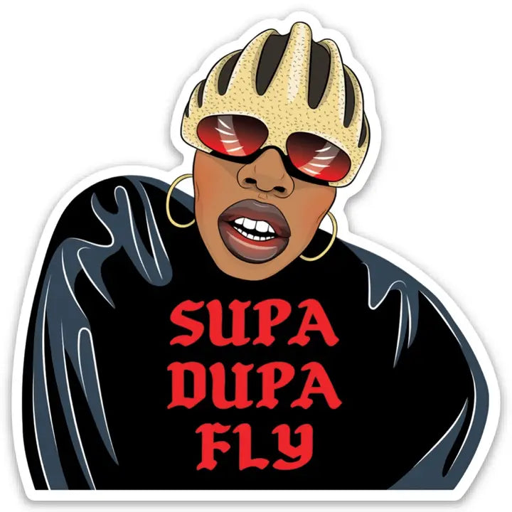 Missy Elliot Supa Dupa FlyDie Cut Sticker