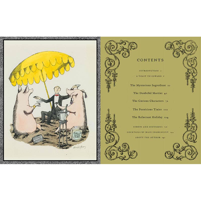 Uneasy Elixirs 50 Curious Cocktails Inspired E. Gorey