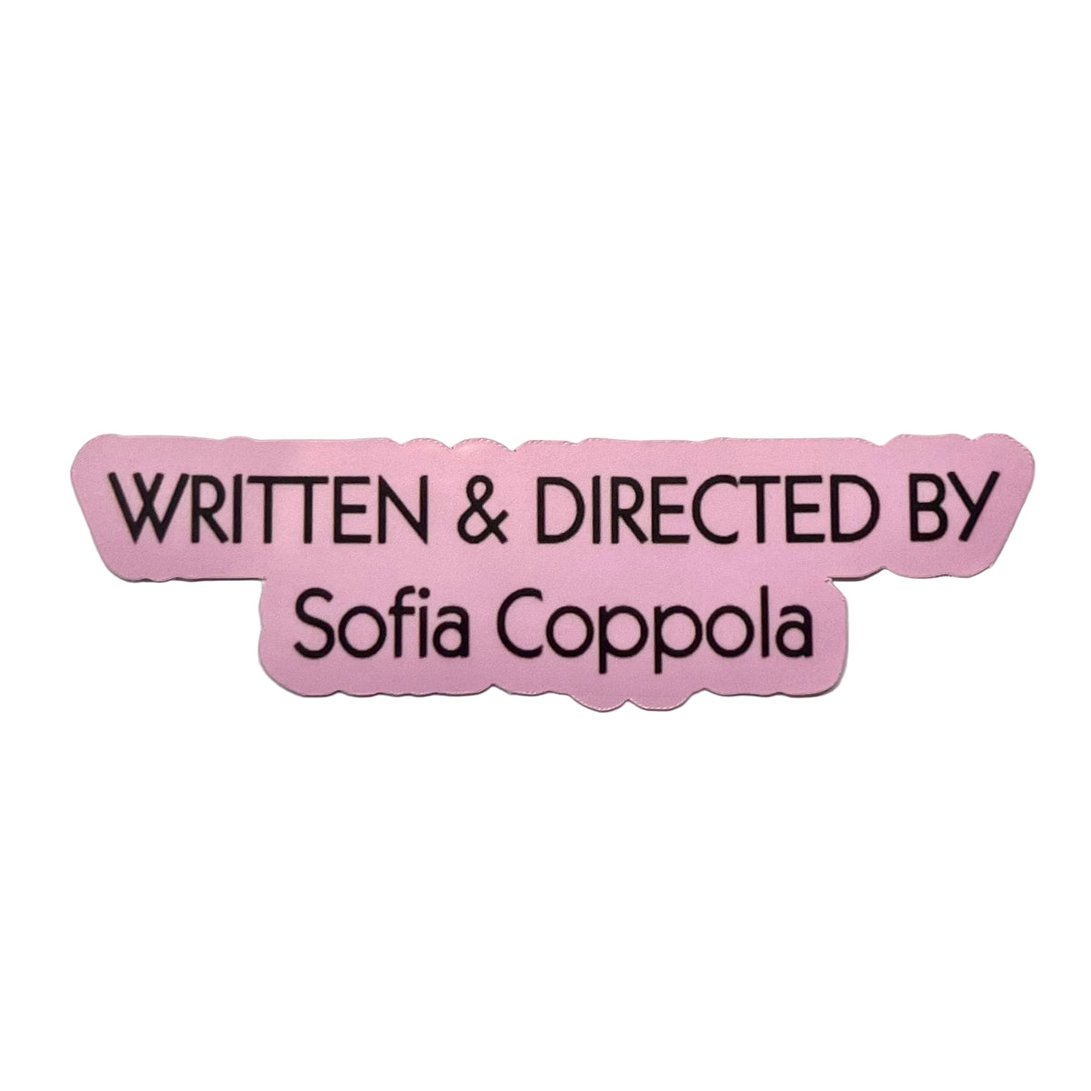 Sofia Coppola Pink Kiss-Cut Waterproof Sticker