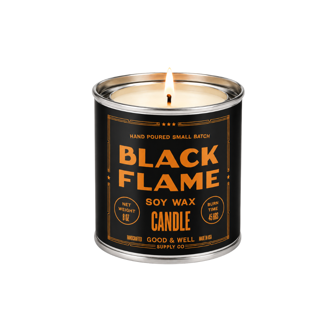 Black Flame Soy Candle
