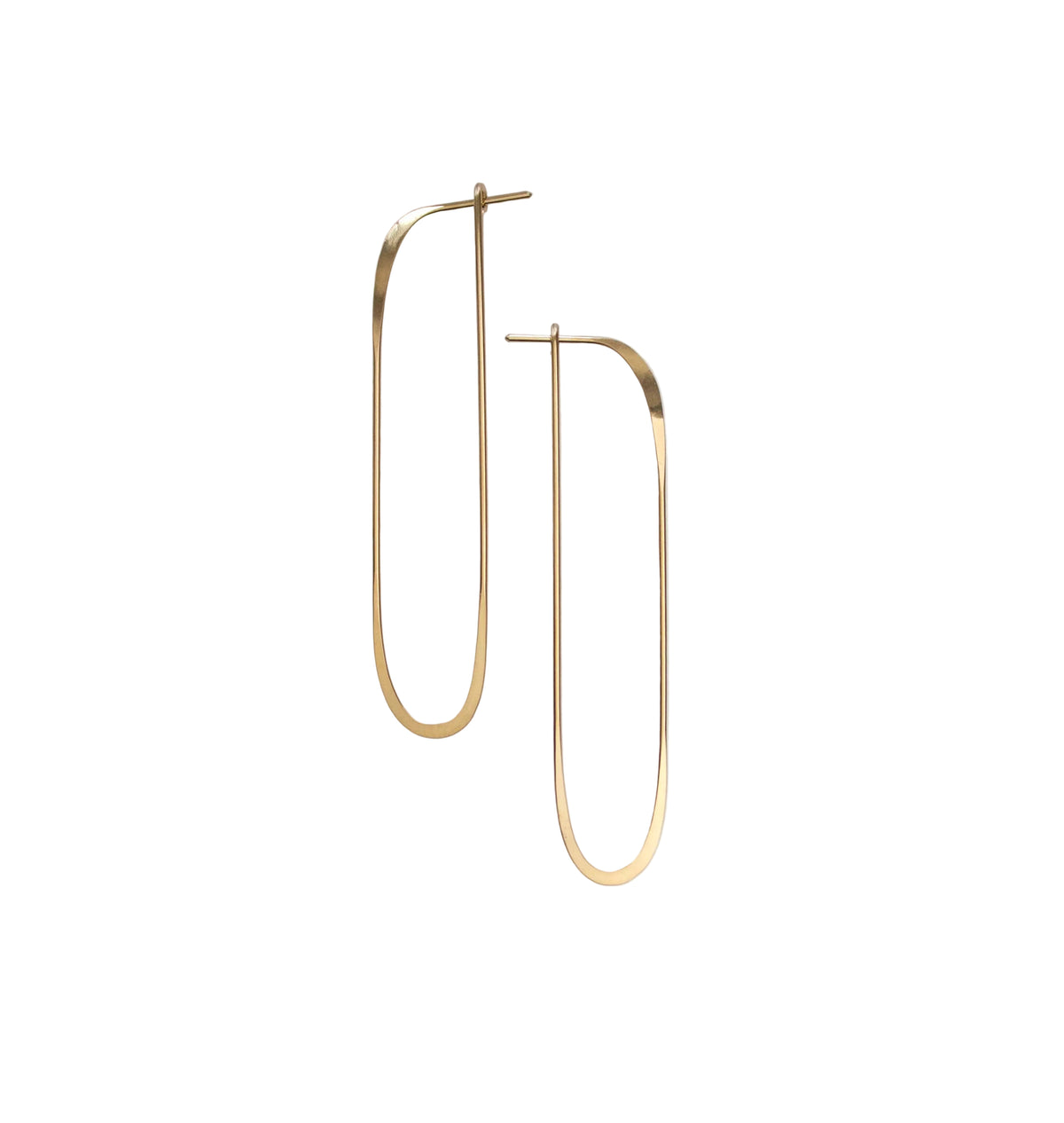 Long Oval Earrings