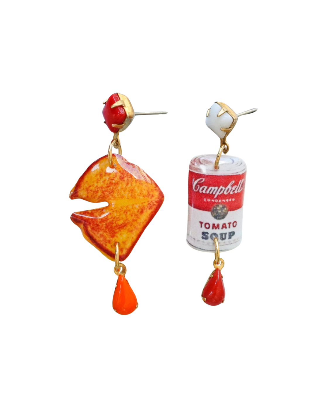 Grilled Cheese & Tomato Soup Earrings