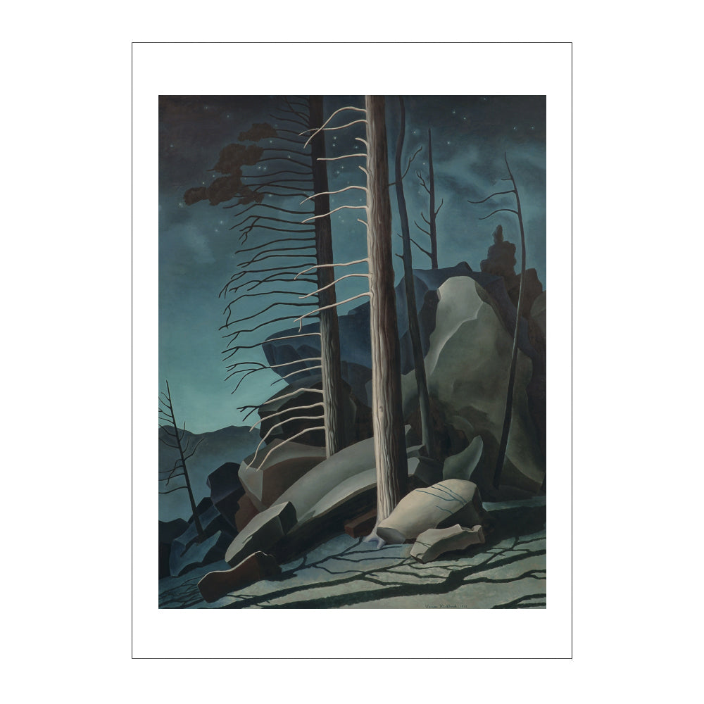 Vance Kirkland - Colorado Moonlight Postcard