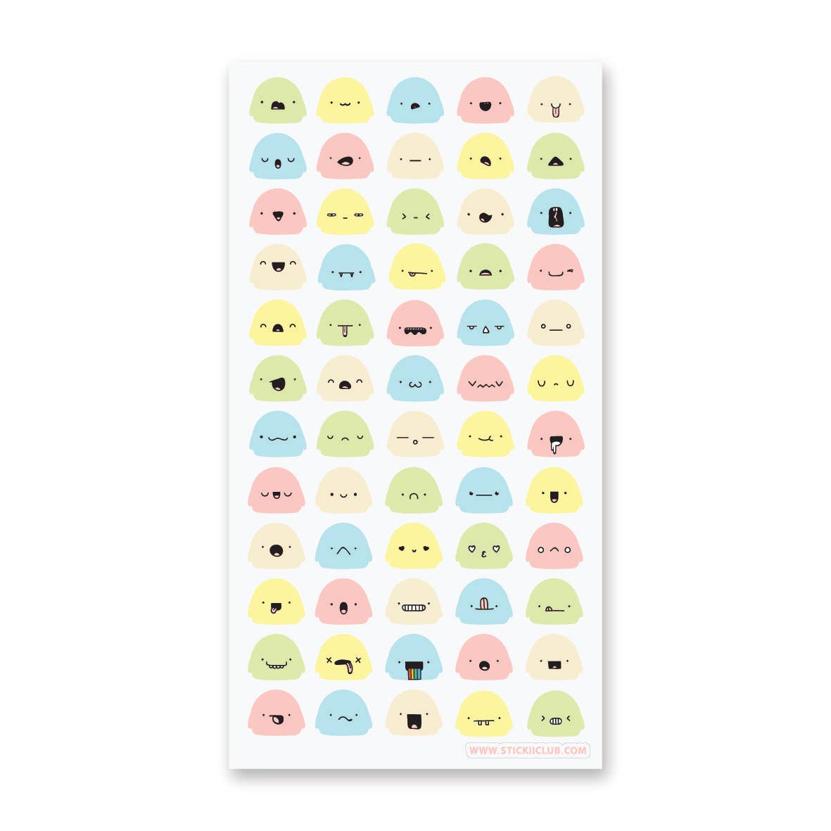 Emochis Sticker Sheet