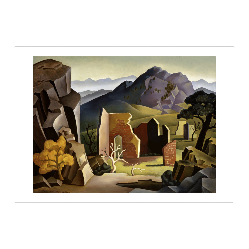 Vance Kirkland - Ruins of Central City Postcard
