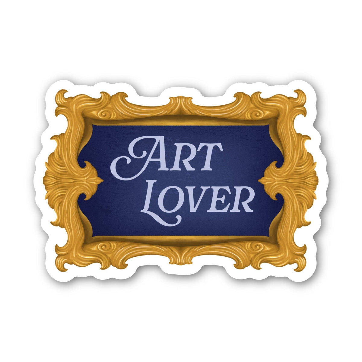 Art Lover Frame Museum Sticker
