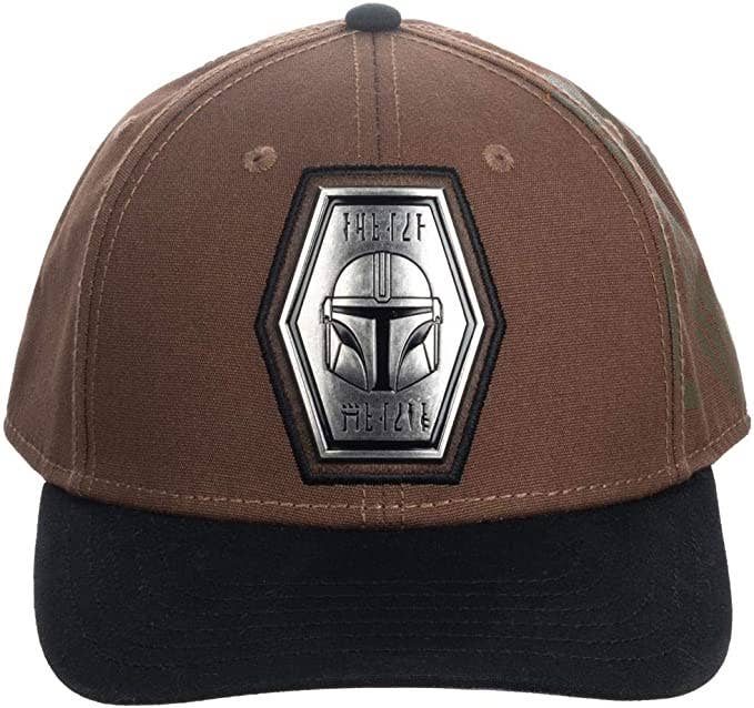 Star Wars Mandalorian Grogu Pre-Curved Snapback Hat