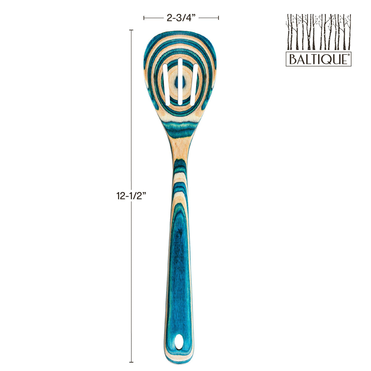 Baltique® Mykonos Colorful Wooden Slotted Spoon