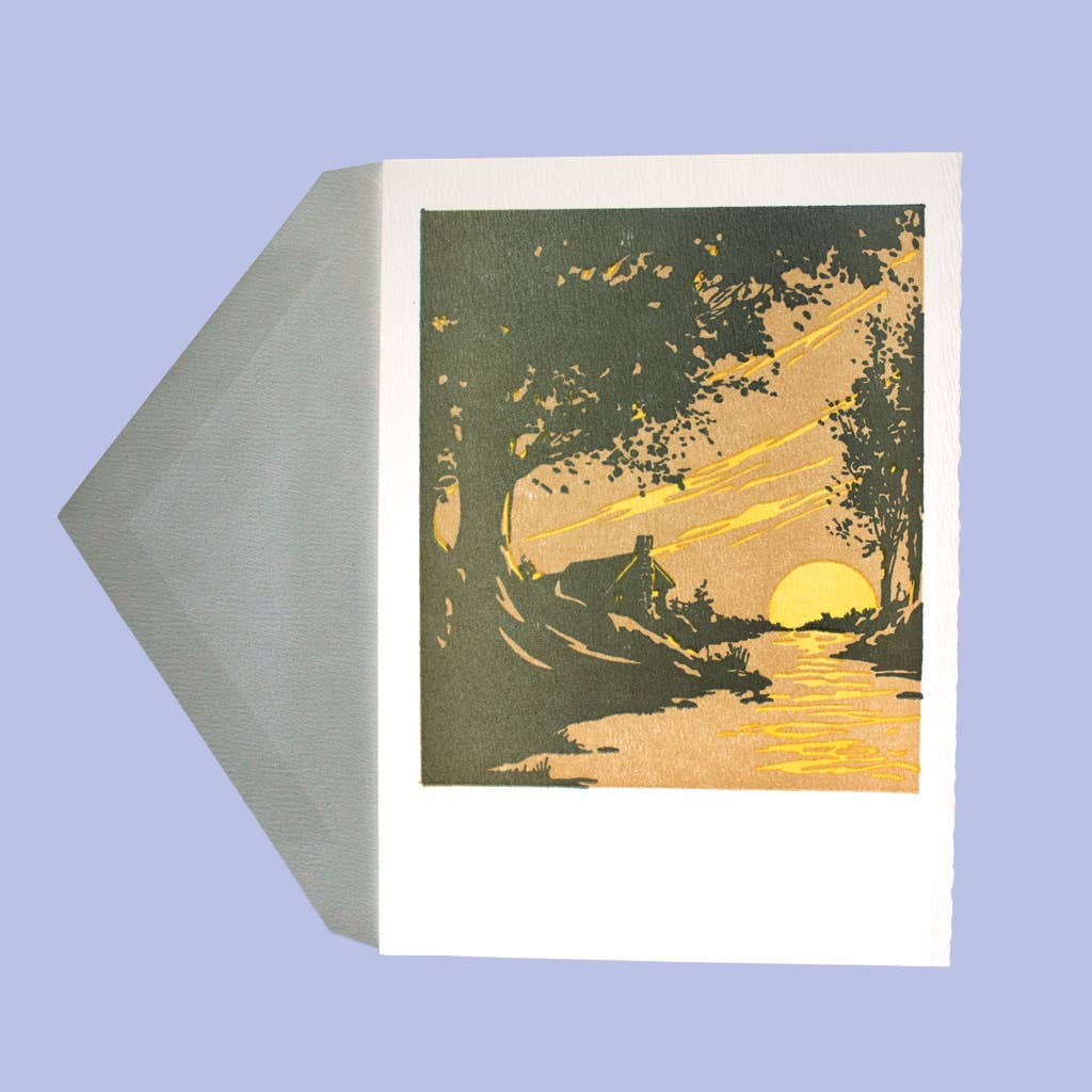 River Cabin Individual Card