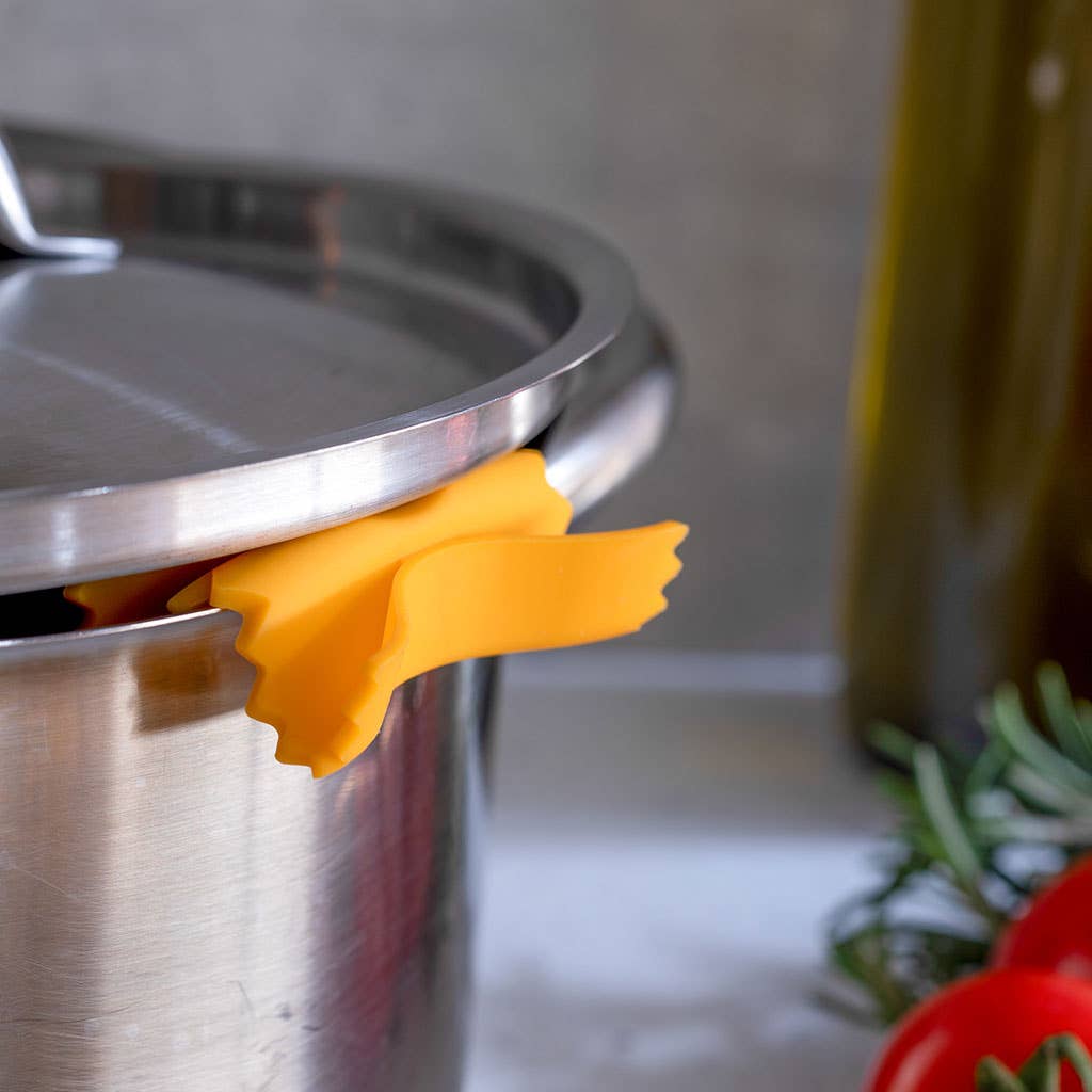 Pasta Shaped Steam Release & Trivet | Farfalle