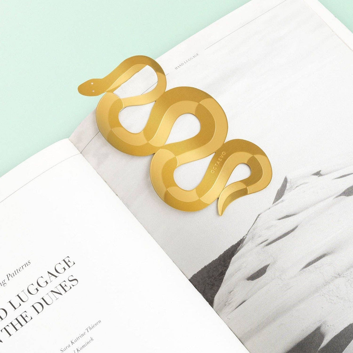 Serpenti - Varnished Brass Bookmark