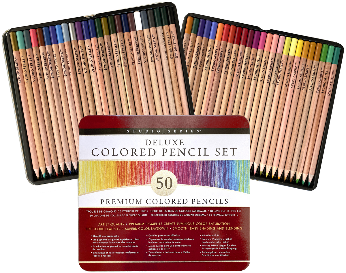 Studio Series Deluxe Colored Pencil Set of 50