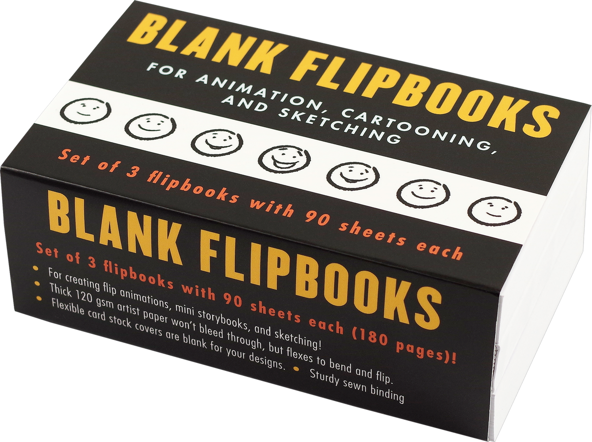 Blank Flipbooks 3 Pack