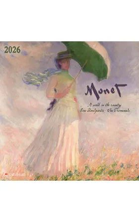 Claude Monet -- By the Sea 2026 Wall Calendar